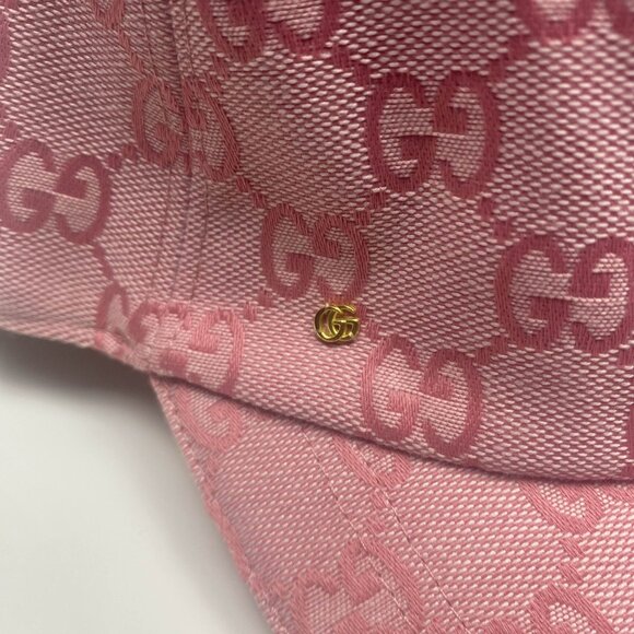 Gucci GG Pink Canvas Baseball Bat Size Medium - Picture 5 of 9